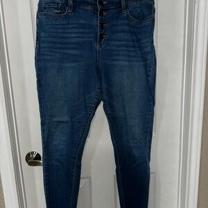 High Rise Blue Women's Jeans